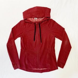Lululemon Take Ten Hoodie Jacket Rosewood Red 6